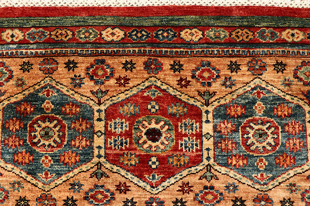 Multi Colored Kazak 5' 1 x 6' 10 - No. 67580 - ALRUG Rug Store