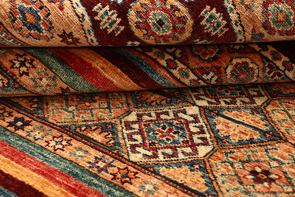 Multi Colored Kazak 5' 1 x 6' 10 - No. 67580 - ALRUG Rug Store