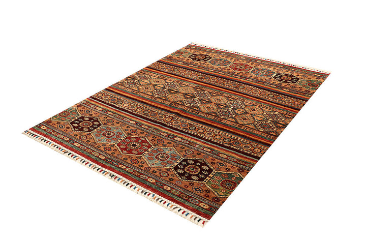 Multi Colored Kazak 5' 1 x 6' 10 - No. 67580 - ALRUG Rug Store