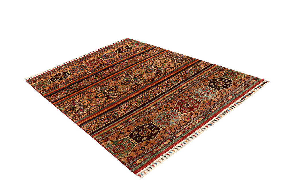 Multi Colored Kazak 5' 1 x 6' 10 - No. 67580 - ALRUG Rug Store