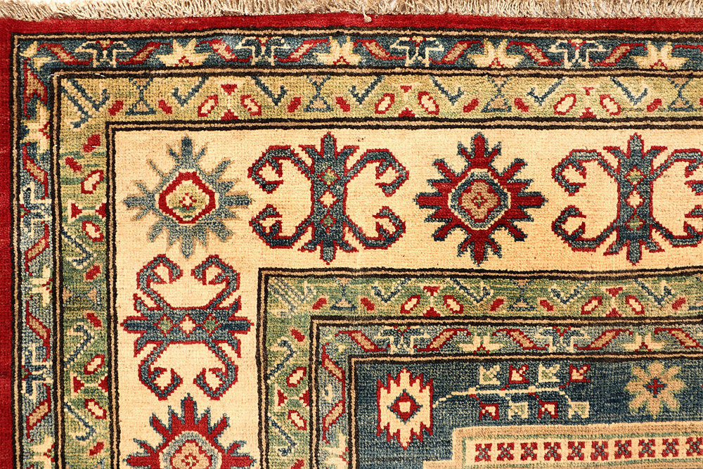 Firebrick Kazak 6' 8 x 9' 7 - No. 67581 - ALRUG Rug Store