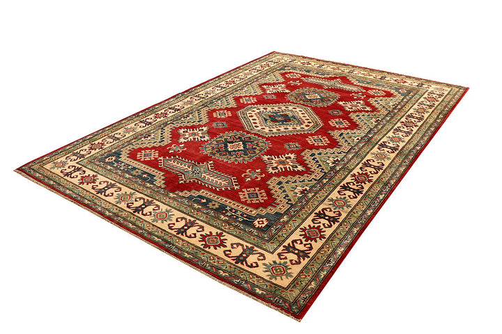 Firebrick Kazak 6' 8 x 9' 7 - No. 67581 - ALRUG Rug Store