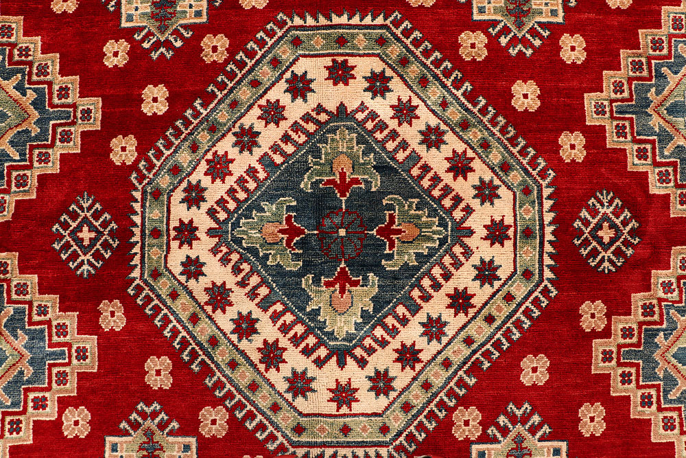 Firebrick Kazak 6' 9 x 10' 4 - No. 67582 - ALRUG Rug Store