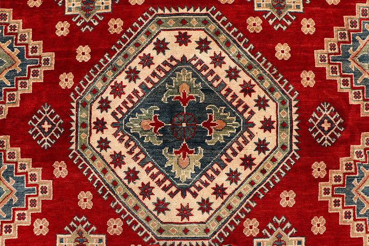 Firebrick Kazak 6' 9 x 10' 4 - No. 67582 - ALRUG Rug Store