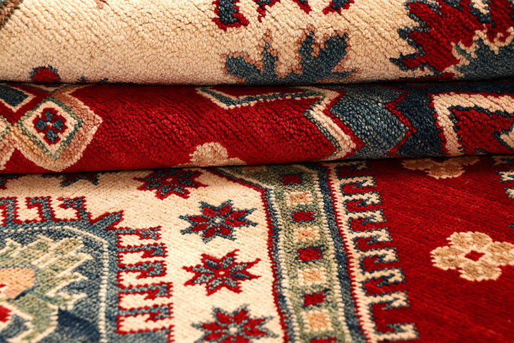 Firebrick Kazak 6' 9 x 10' 4 - No. 67582 - ALRUG Rug Store