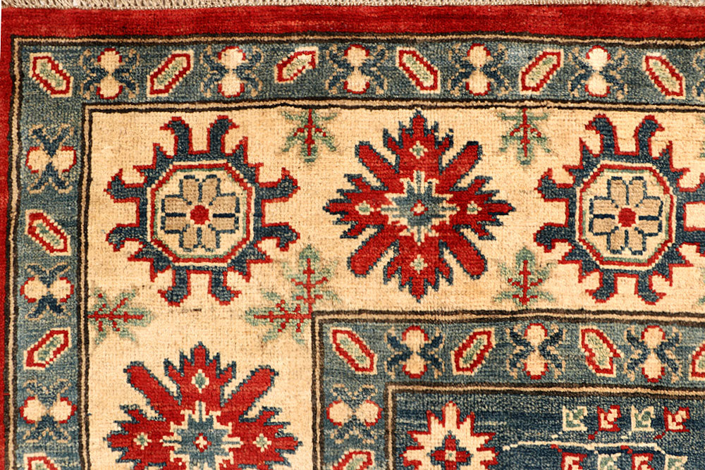 Firebrick Kazak 6' 6 x 9' 9 - No. 67583 - ALRUG Rug Store