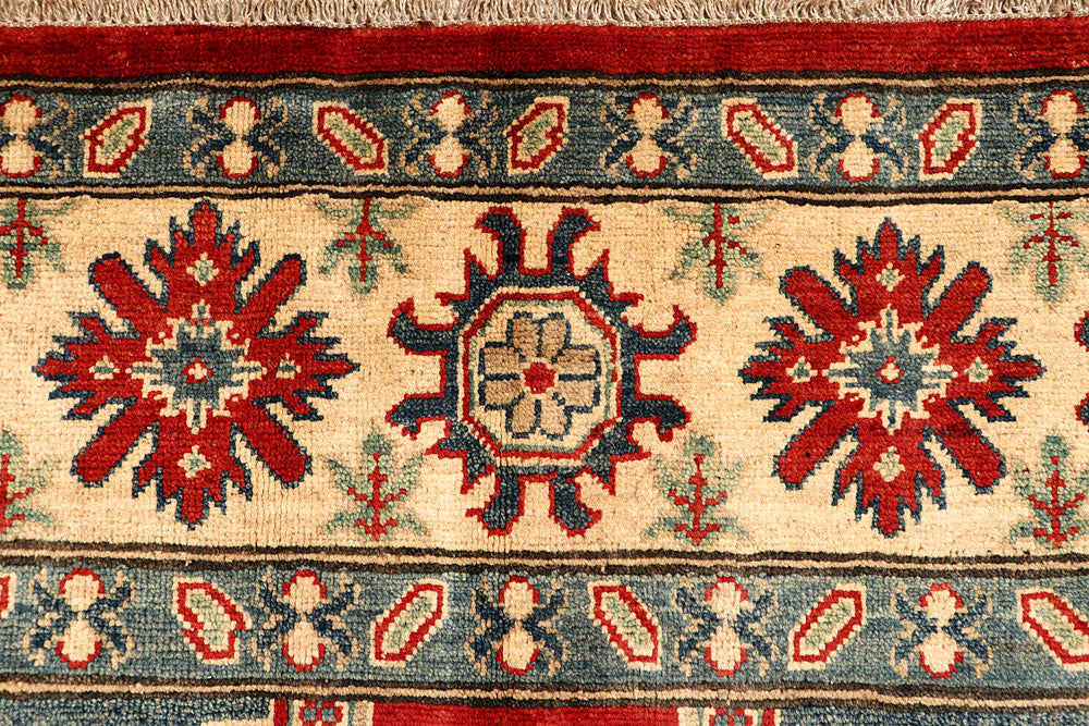 Firebrick Kazak 6' 6 x 9' 9 - No. 67583 - ALRUG Rug Store