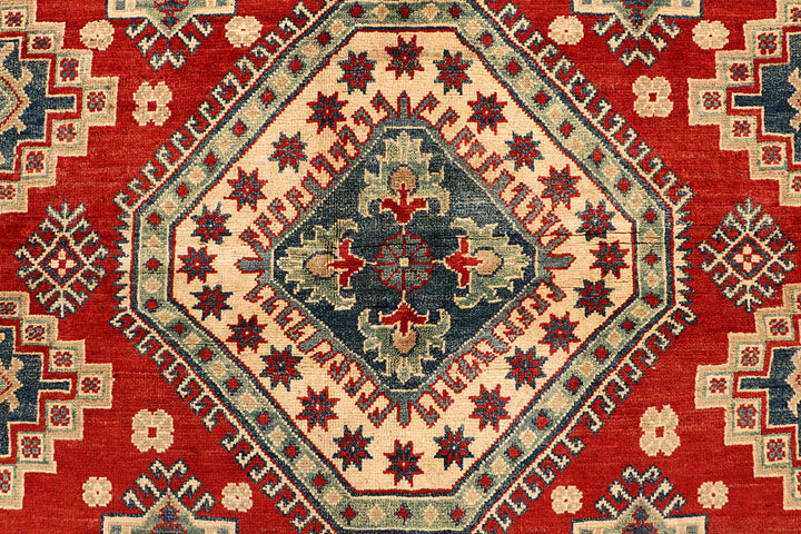 Firebrick Kazak 6' 6 x 9' 9 - No. 67583 - ALRUG Rug Store