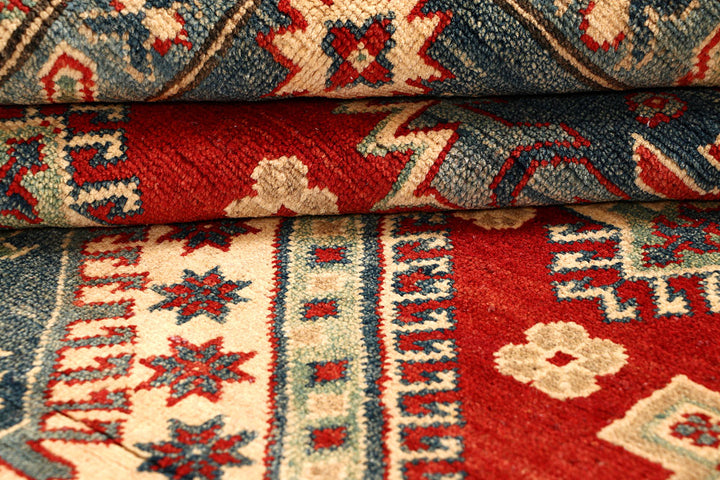 Firebrick Kazak 6' 6 x 9' 9 - No. 67583 - ALRUG Rug Store