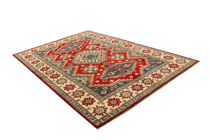 Firebrick Kazak 6' 6 x 9' 9 - No. 67583 - ALRUG Rug Store