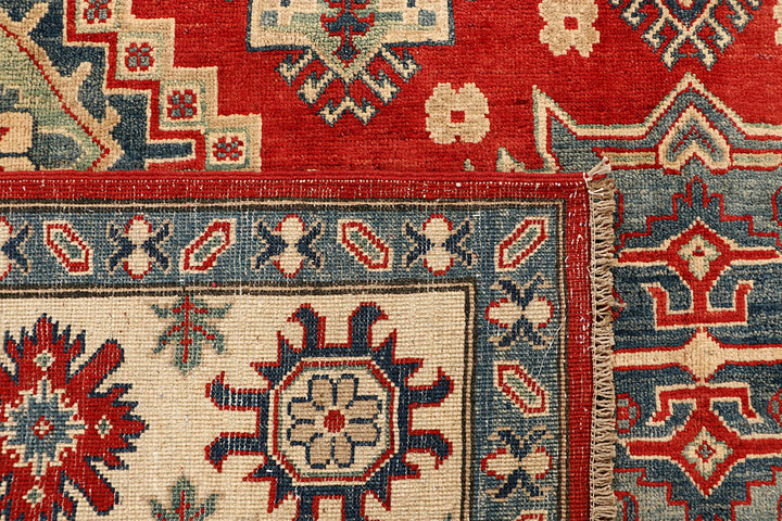 Firebrick Kazak 6' 6 x 9' 9 - No. 67583 - ALRUG Rug Store