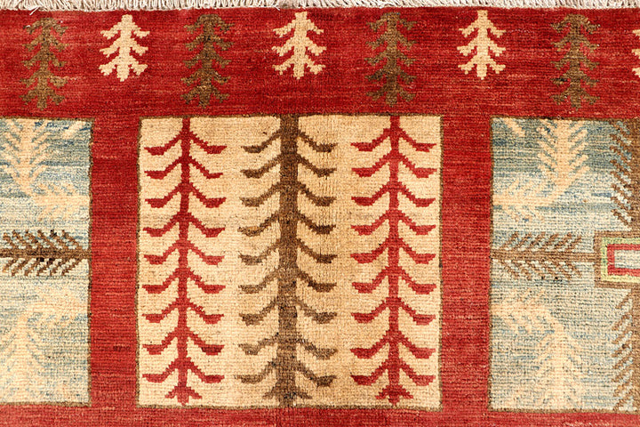 Firebrick Kazak 6' 11 x 9' 9 - No. 67584 - ALRUG Rug Store