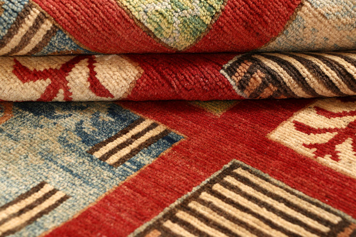 Firebrick Kazak 6' 11 x 9' 9 - No. 67584 - ALRUG Rug Store