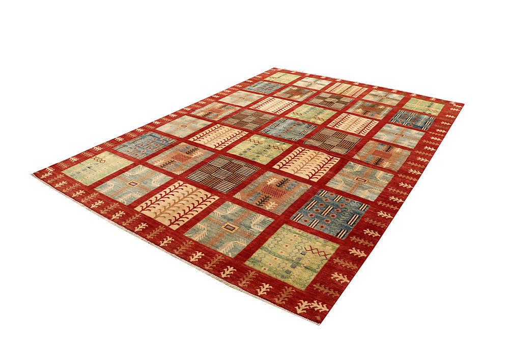 Firebrick Kazak 6' 11 x 9' 9 - No. 67584 - ALRUG Rug Store