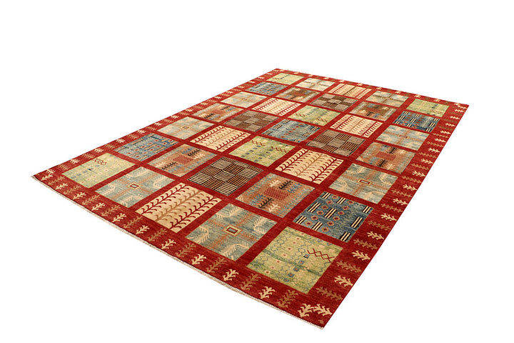 Firebrick Kazak 6' 11 x 9' 9 - No. 67584 - ALRUG Rug Store