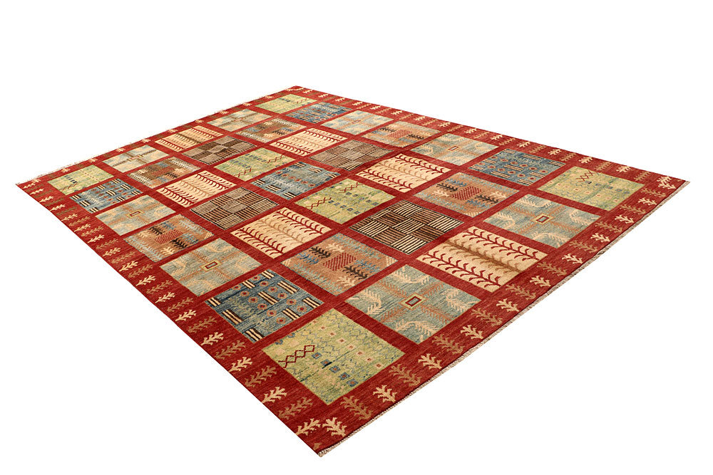 Firebrick Kazak 6' 11 x 9' 9 - No. 67584 - ALRUG Rug Store