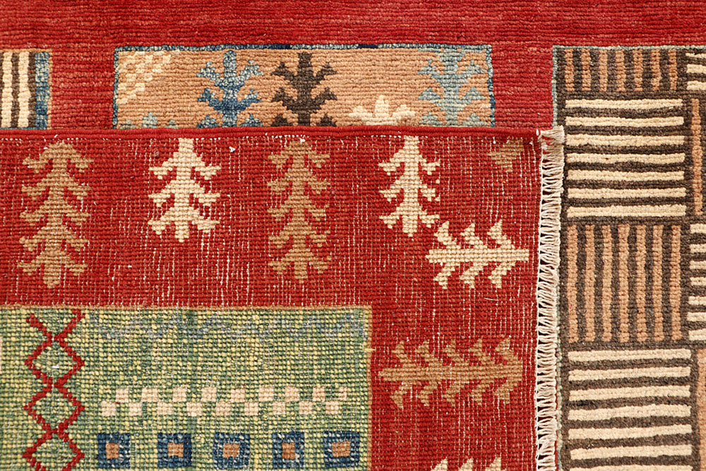 Firebrick Kazak 6' 11 x 9' 9 - No. 67584 - ALRUG Rug Store