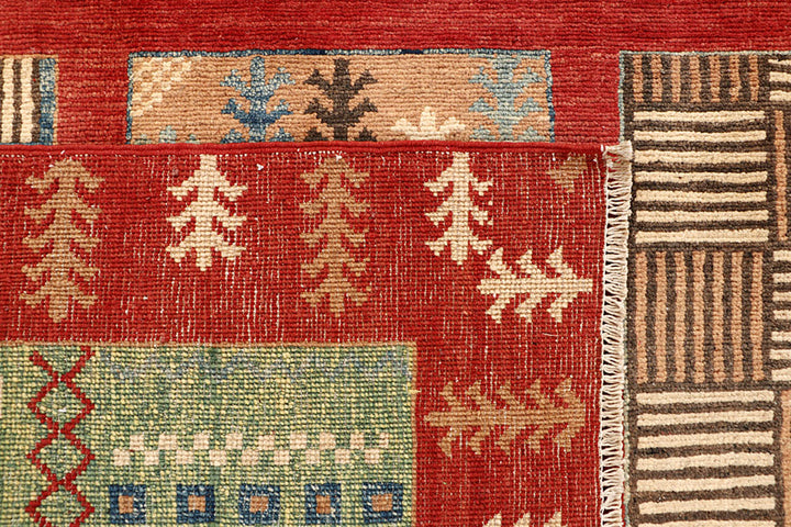 Firebrick Kazak 6' 11 x 9' 9 - No. 67584 - ALRUG Rug Store