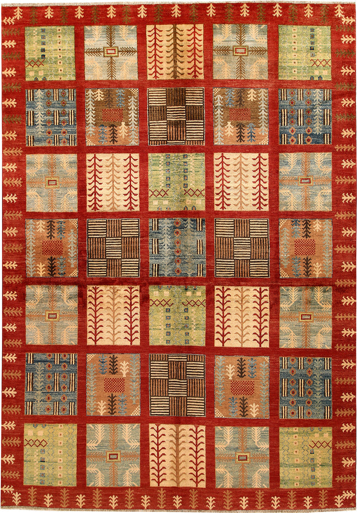 Firebrick Kazak 6' 11 x 9' 9 - No. 67584 - ALRUG Rug Store