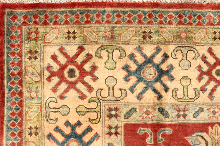 Firebrick Kazak 6' 8 x 9' 8 - No. 67585 - ALRUG Rug Store