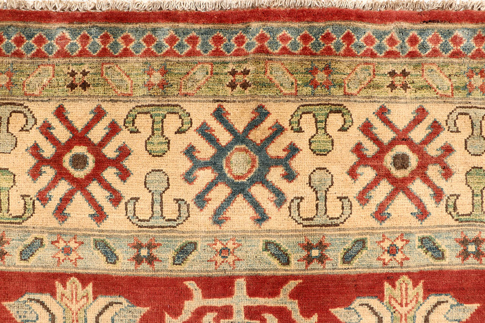 Firebrick Kazak 6' 8 x 9' 8 - No. 67585 - ALRUG Rug Store