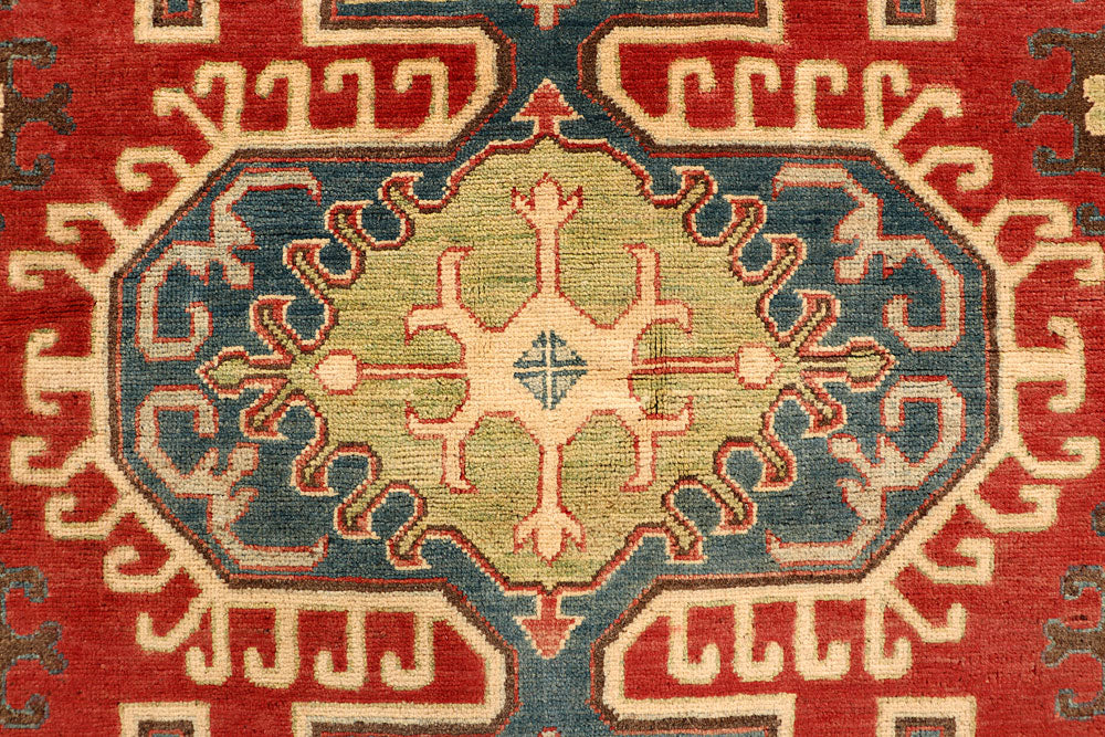 Firebrick Kazak 6' 8 x 9' 8 - No. 67585 - ALRUG Rug Store