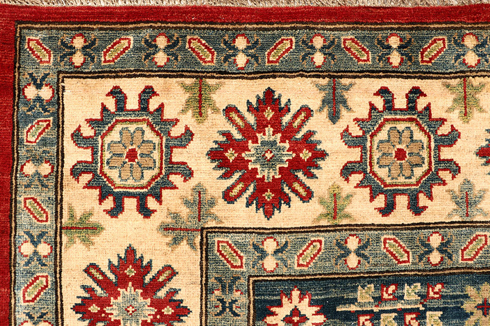 Firebrick Kazak 6' 8 x 10' 6 - No. 67586 - ALRUG Rug Store