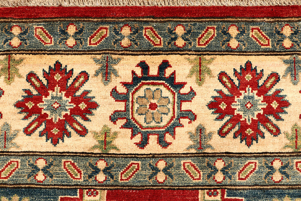 Firebrick Kazak 6' 8 x 10' 6 - No. 67586 - ALRUG Rug Store