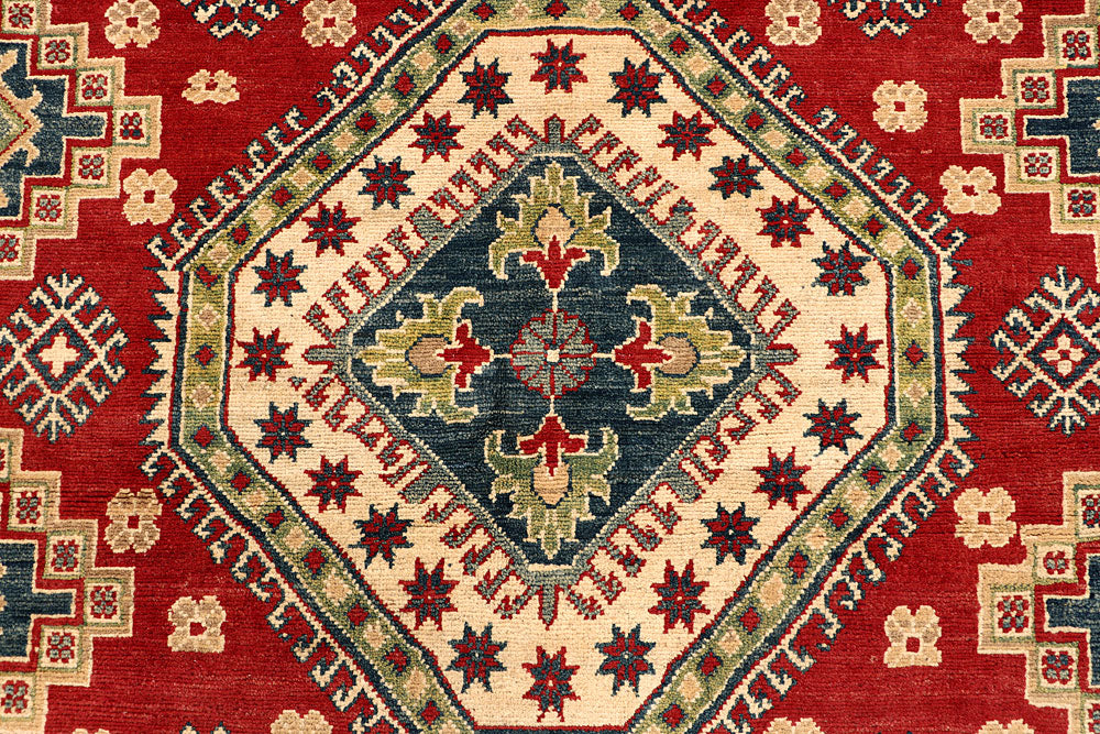 Firebrick Kazak 6' 8 x 10' 6 - No. 67586 - ALRUG Rug Store