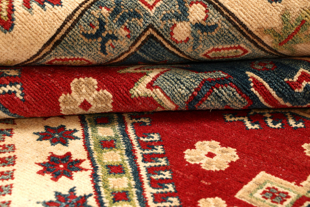 Firebrick Kazak 6' 8 x 10' 6 - No. 67586 - ALRUG Rug Store