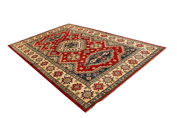 Firebrick Kazak 6' 8 x 10' 6 - No. 67586 - ALRUG Rug Store