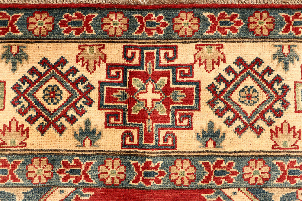 Firebrick Kazak 6' 9 x 9' 9 - No. 67587 - ALRUG Rug Store