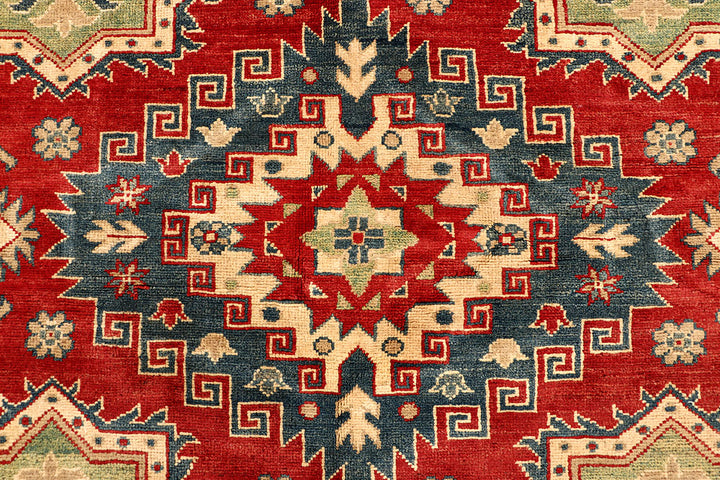 Firebrick Kazak 6' 9 x 9' 9 - No. 67587 - ALRUG Rug Store
