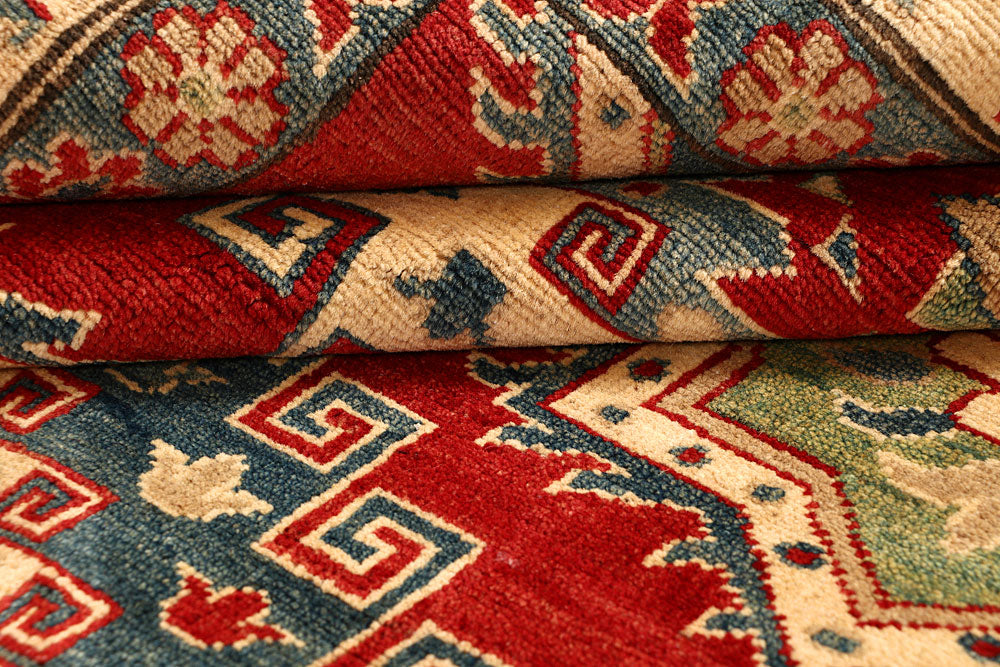 Firebrick Kazak 6' 9 x 9' 9 - No. 67587 - ALRUG Rug Store
