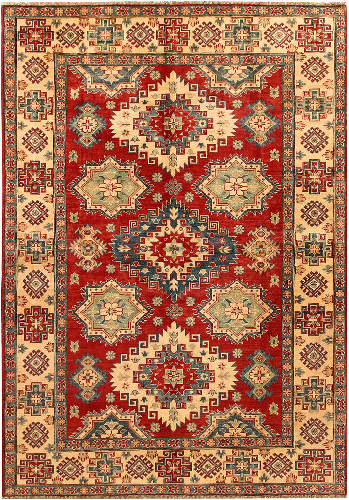 Firebrick Kazak 6' 9 x 9' 9 - No. 67587 - ALRUG Rug Store