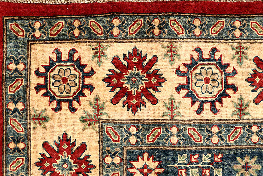 Firebrick Kazak 6' 8 x 9' 1 - No. 67588 - ALRUG Rug Store