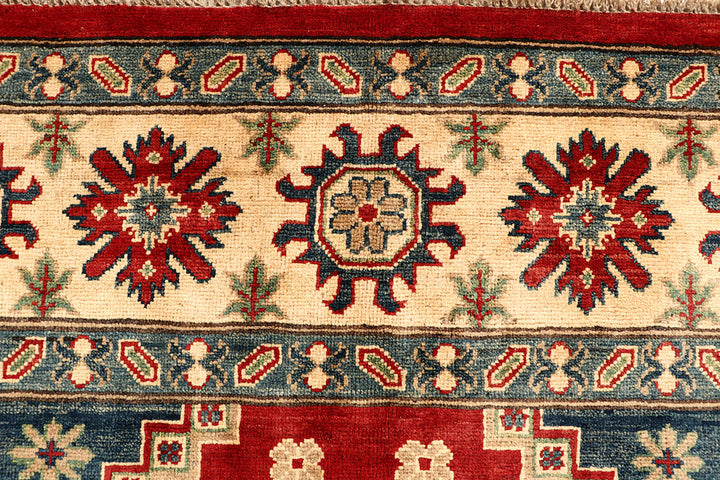 Firebrick Kazak 6' 8 x 9' 1 - No. 67588 - ALRUG Rug Store