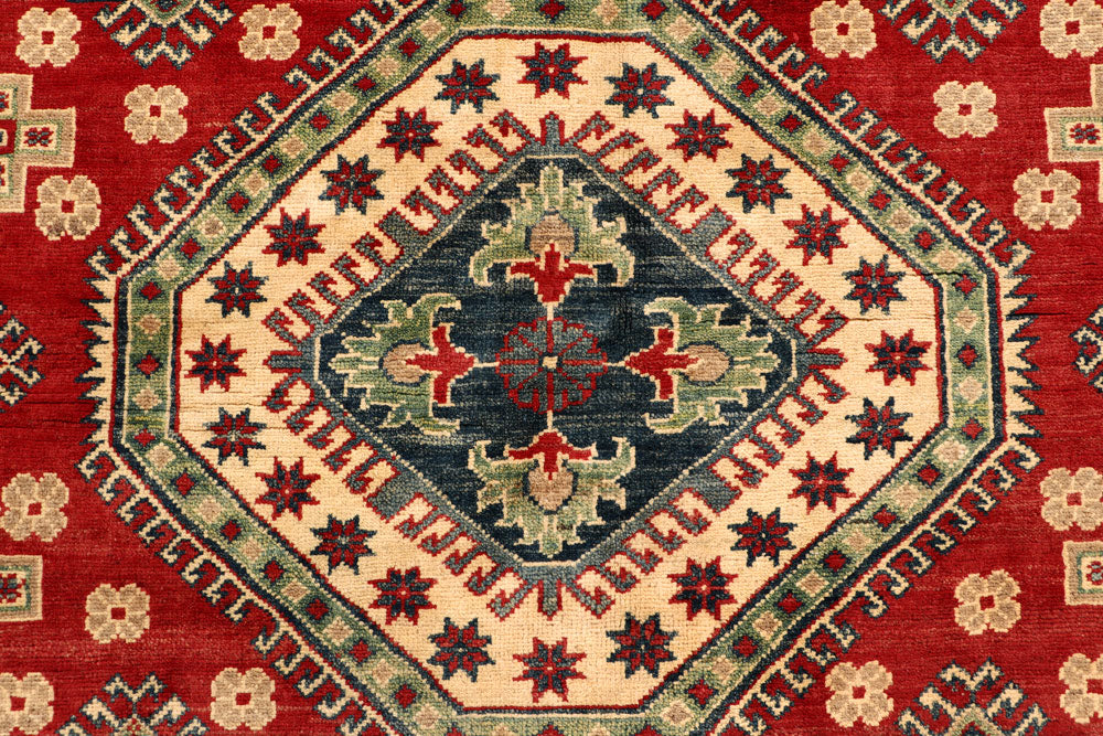Firebrick Kazak 6' 8 x 9' 1 - No. 67588 - ALRUG Rug Store