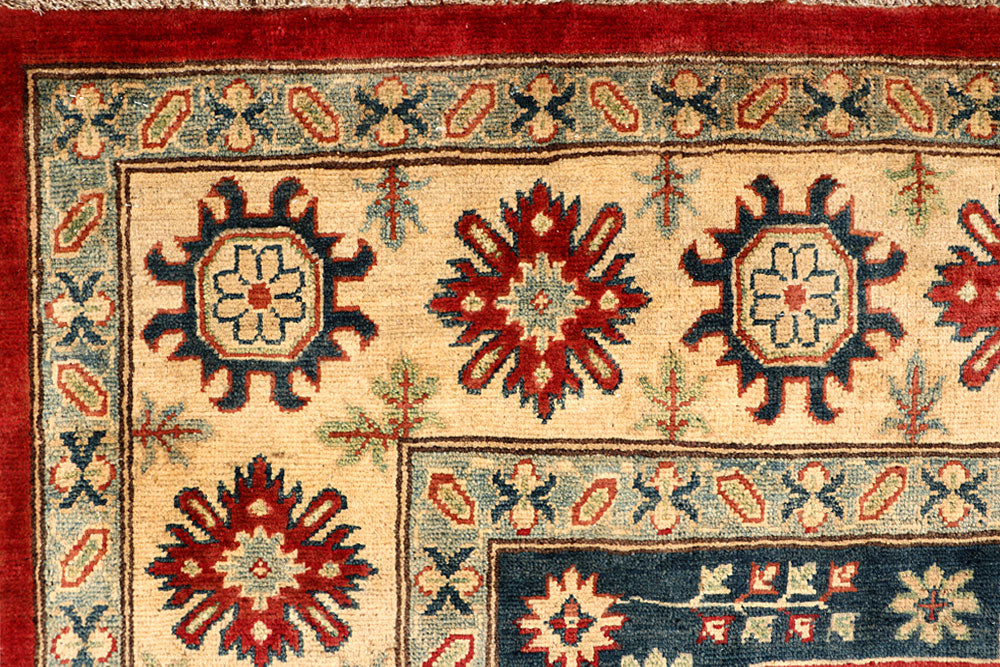 Firebrick Kazak 6' 5 x 9' 9 - No. 67589 - ALRUG Rug Store