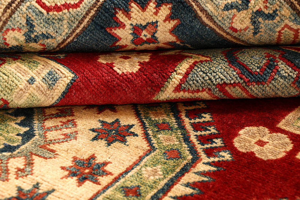 Firebrick Kazak 6' 5 x 9' 9 - No. 67589 - ALRUG Rug Store