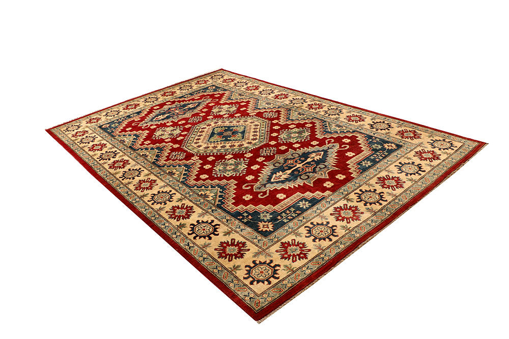 Firebrick Kazak 6' 5 x 9' 9 - No. 67589 - ALRUG Rug Store