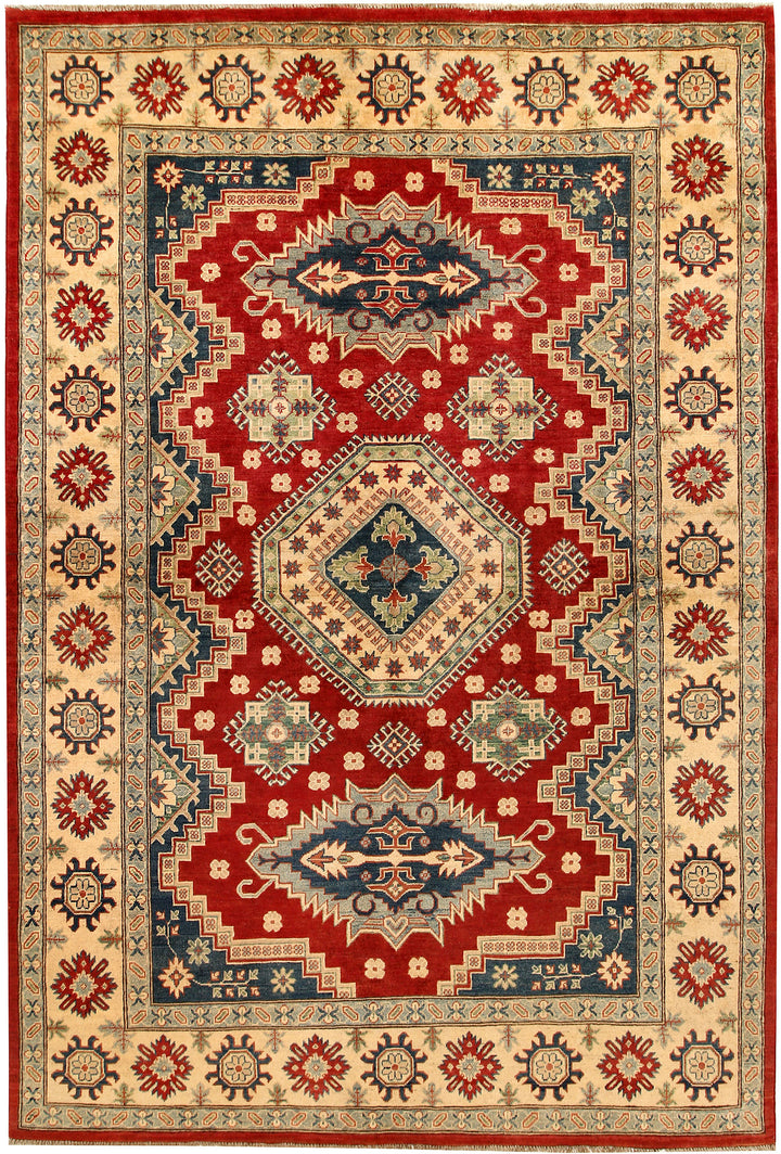 Firebrick Kazak 6' 5 x 9' 9 - No. 67589 - ALRUG Rug Store