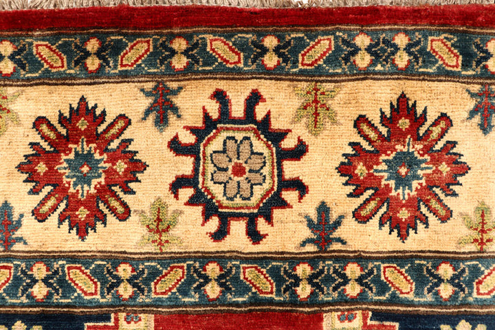 Red Kazak 6' 4 x 9' 6 - No. 67590 - ALRUG Rug Store