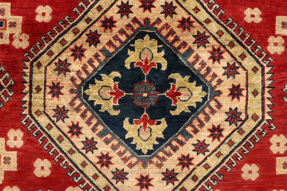 Red Kazak 6' 4 x 9' 6 - No. 67590 - ALRUG Rug Store