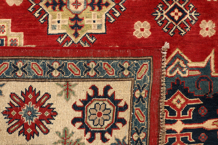 Red Kazak 6' 4 x 9' 6 - No. 67590 - ALRUG Rug Store