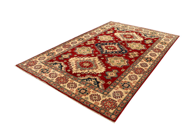 Firebrick Kazak 6' 1 x 9' 3 - No. 67591 - ALRUG Rug Store