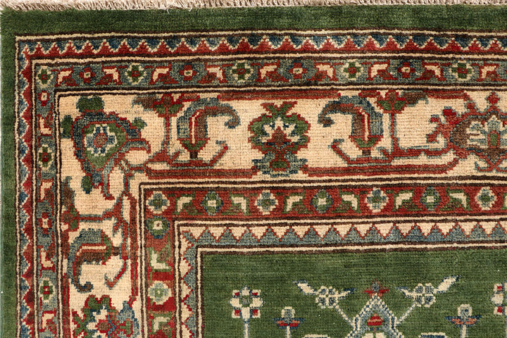 Olivedrab Kazak 6' 6 x 9' 8 - No. 67592 - ALRUG Rug Store
