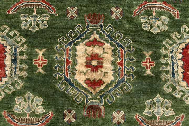 Olivedrab Kazak 6' 6 x 9' 8 - No. 67592 - ALRUG Rug Store