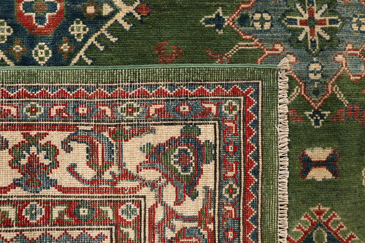 Olivedrab Kazak 6' 6 x 9' 8 - No. 67592 - ALRUG Rug Store