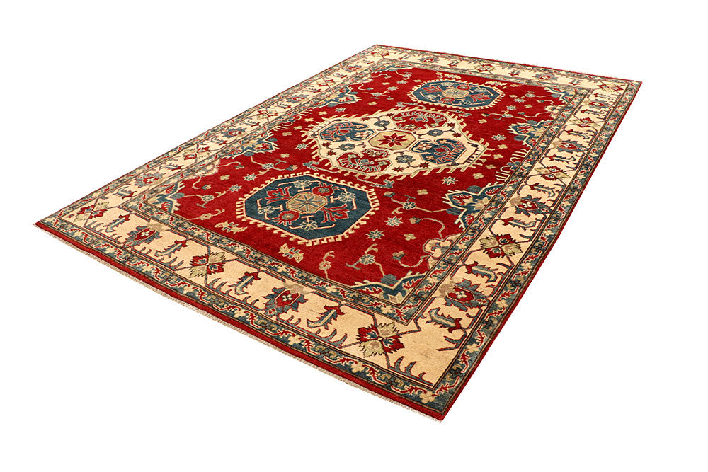 Firebrick Kazak 6' 5 x 9' 5 - No. 67593 - ALRUG Rug Store